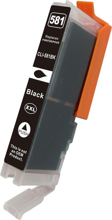 Huismerk Canon CLI-581XXL BK cartridge zwart, Verzenden, Nieuw, Huismerk