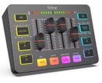 USB Audio Mixer met XLR 48V Fantoomvoeding en RGB, Audio, Tv en Foto, Koptelefoons, Verzenden, Nieuw
