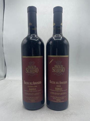 2004 & 2006 Paolo Scavino Rocche DellAnnunziata - Barolo, Verzamelen, Nieuw