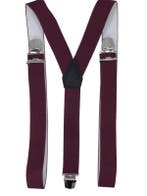 Bordeauxrode Bretels met extra sterke clips, Kleding | Heren, Verzenden, Nieuw