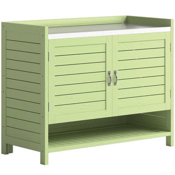Planttafel Met Houten Onderkast Voor Buiten, Tuinkast Met Ve, Verzenden, Nieuw
