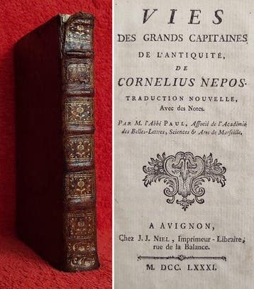 Cornelius Nepos - Vies des grands capitaines de lantiquité