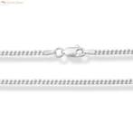 Zilveren gourmet ketting 70 cm lang 2 mm breed, Verzenden, Nieuw, Zilver