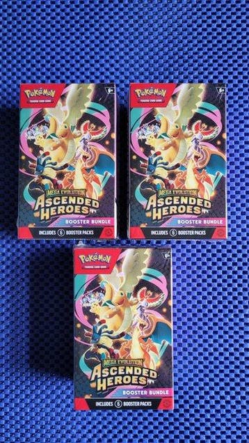 3 Booster bundle - Booster bundle - Mega Evolution Ascended, Nieuw