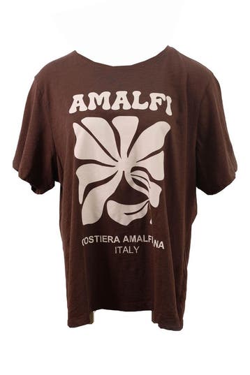 Only Carmacoma T-shirt in maat L Bruin, Kleding | Dames, Only Carmacoma, Verzenden, Gedragen, Bruin