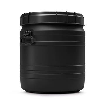 Voerton 55 liter zwart
