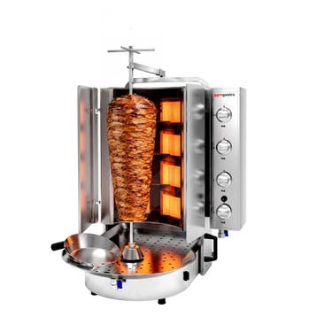 GGM Gastro | Gas Dönergrill / Shoarmagrill - met ROBAX® Glas, Verzenden