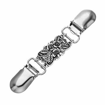 Fako Bijoux - Vestsluiting - Vestclip - Bloemetjes - Mini -, Verzenden, Nieuw