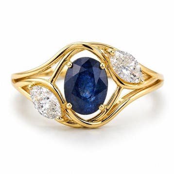 Zonder minimumprijs - Ring - 14 karaat Geel goud - 2.43ct., Nieuw