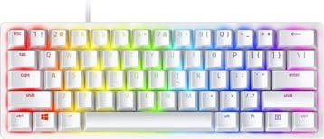 Toetsenbord Razer Huntsman Mini Wit - Qwerty PS4, Computers en Software, Overige Computers en Software, Ophalen of Verzenden, Zo goed als nieuw