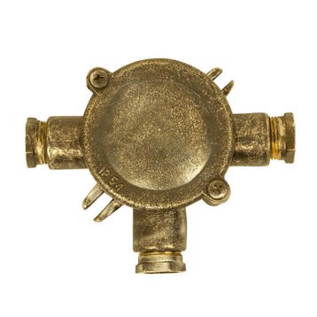 Jaren 30 Vintage Lasdoos T Tuinverlichting, Doe-het-zelf en Verbouw, Verzenden, Nieuw