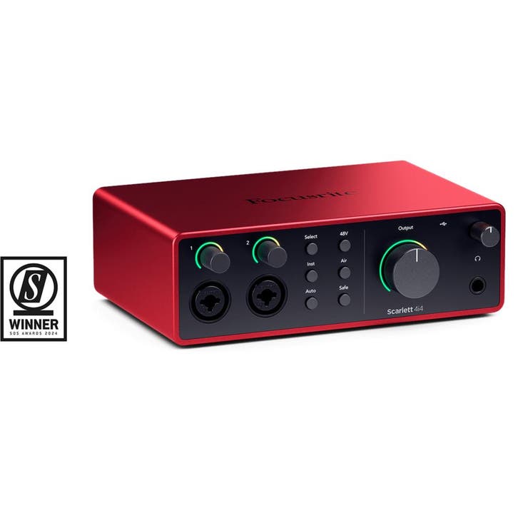 Focusrite Scarlett 4i4 4th Gen – 4-Kanaals Audio Interface, Muziek en Instrumenten, Midi-apparatuur, Nieuw, Ophalen of Verzenden