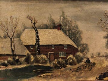 Escuela Impresionista Europea (XIX) - Navidad en la Montaña