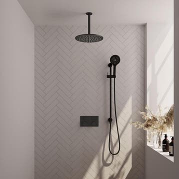 Brauer Black Carving Thermostatische Regendoucheset Inbouw -, Ophalen of Verzenden, Nieuw