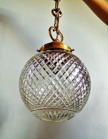 Lamp - Geslepen Kristallen Hallamp - Klassiek design -