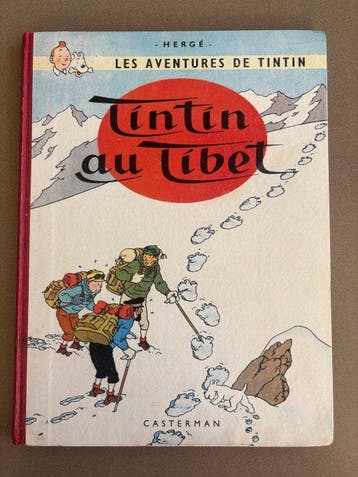 Tintin T20 - Tintin au Tibet - 1 Album - Eerste Franse, Nieuw