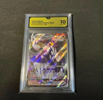 Pokémon - 1 Graded card - Rapid Strike Urshifu VMAX #088, Nieuw