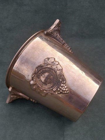 Argit - Champagne koeler - Vernikkeld, Messing - Art Deco