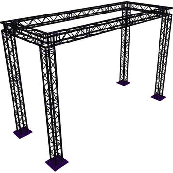 Altura FA34-CAR-6x2.5x4-BK carré vierkant-truss 6 x 2.5 x 4, Verzenden, Nieuw
