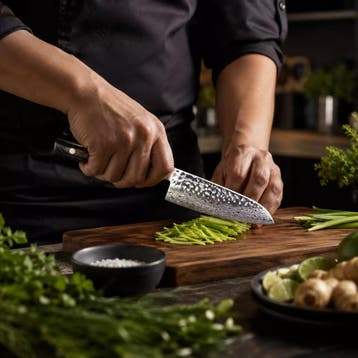 Yaxell Zen Santoku Koksmes 12,5 cm – 37 Lagen Damaststaal., Ophalen of Verzenden, Nieuw, Overige materialen