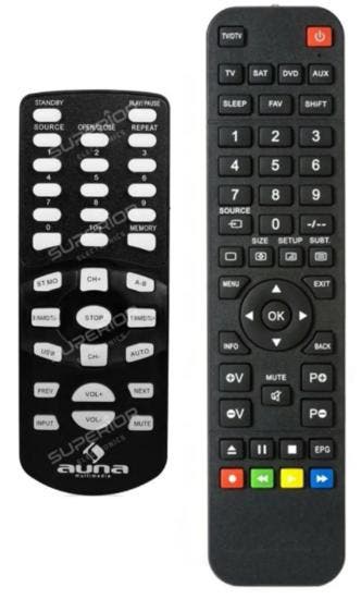 Auna AV2-CD508BT | AV2-CD509 | AV2-CD608BT afstandsbediening, Verzenden, Nieuw