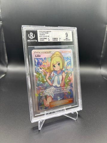 Pokémon - 1 Graded card - Lilie #151 FRENCH Card! Full art -, Hobby en Vrije tijd, Verzamelkaartspellen | Pokémon, Nieuw