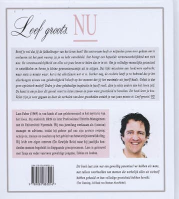 Leef groots. Nu 9789081883016 Lars Faber, Boeken, Esoterie en Spiritualiteit, Verzenden, Zo goed als nieuw, Lars Faber