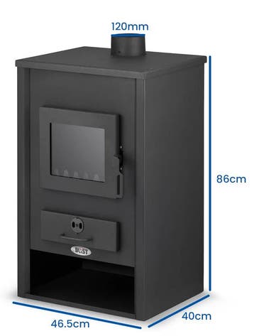 Vrijstaande Houtkachel | 22kW Staal | Premium | OP=OP, Ophalen of Verzenden, Nieuw, Vrijstaande haard, Houthaard