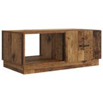 vidaXL Salontafel Oud hout 90 x 50 x 37 cm Bewerkt hout, Huis en Inrichting, Tafels | Salontafels, Verzenden, Nieuw, 50 tot 100 cm