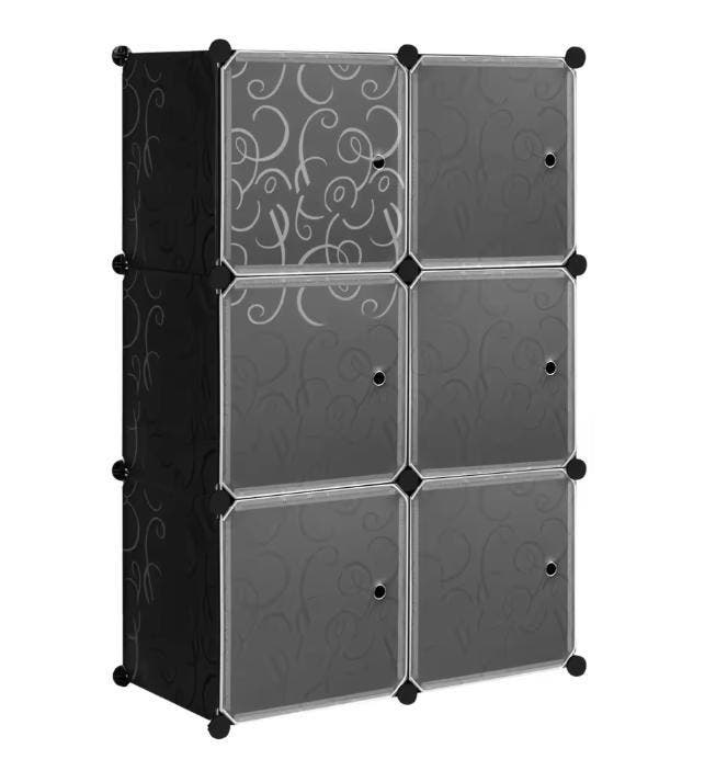 Stapelbare Plastic Schoenenkast met 6 Deuren – Organizer, Huis en Inrichting, Kasten | Schoenenkasten, Nieuw, Verzenden
