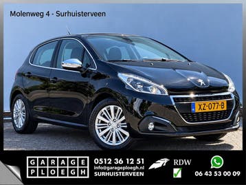 Peugeot 208 | Zakelijke Lease v.a. €191.39 pm, Automaat, Gebruikt, Euro 6, Zwart