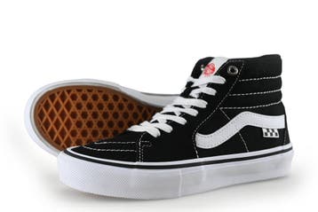 Vans Hoge sneakers Jongens in maat 35 Zwart, Jongen of Meisje, Schoenen, Zo goed als nieuw, Vans