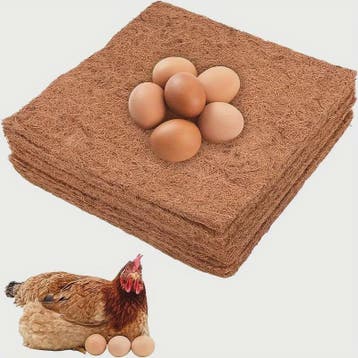 Duurzame Kokosvezel Nestmatten voor Kippen - Herbruikbaar Le, Dieren en Toebehoren