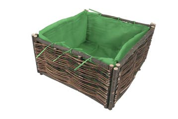 Plantenbak wilg 90x90x30 cm, Verzenden, Nieuw