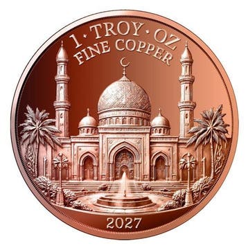 Verenigde Staten. 2027 1 oz Shahada Mosque Copper Round (In