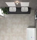 Vloertegel Sphinx Licht Terrazzo Grijs Mat 60x60 (Vloeren), Doe-het-zelf en Verbouw, Tegels, 60 cm of meer, Nieuw, Ophalen of Verzenden