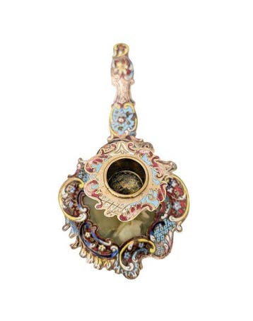 Magnifique Bougeoir cloisonné - Taperstick (kleine blaker