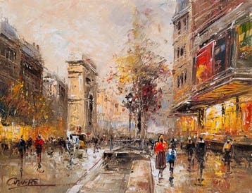 Christof Vevers (1962) - Paris - Porte Saint Martin -