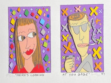 James Rizzi (1950-2011) - Heres looking at you Babe 3D,