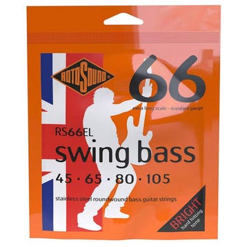 Rotosound RS66EL Swing Bass 66 Snarenset Basgitaar Stainless, Ophalen of Verzenden, Nieuw