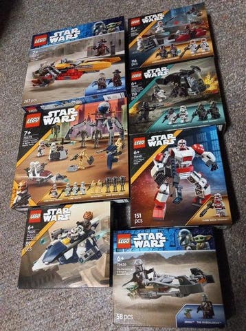 Lego Set - Star Wars - Star Wars 75437 , 75449 , 75412 ,, Nieuw