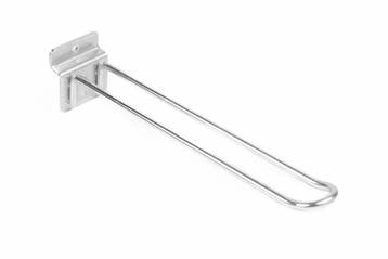 Lamellenwand Blisterhaak - 20 cm - Dubbel - Metalen Slat...