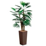Rhapis Palm kunstplant, H185cm, Huis en Inrichting, Kamerplanten, Ophalen of Verzenden, Palm, 150 tot 200 cm