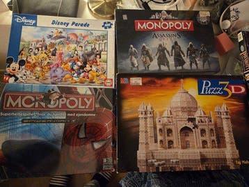 Parker, MB Etc - Speelgoed - Collection Of Boardgames &