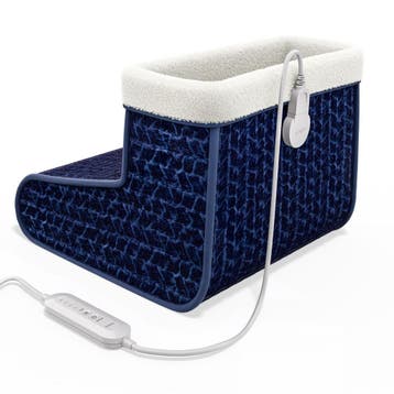 Elektrische voetenwarmer Blauw 4 warmtestanden 100W, Verzenden, Nieuw