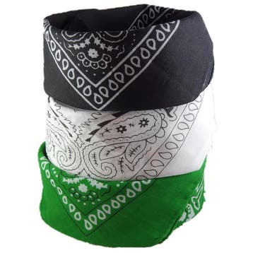 Fako Fashion - 3-Pack Paisley Bandana - Boeren Zakdoek -, Verzenden, Nieuw