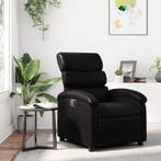 vidaXL Relaxfauteuil zwart kunstleer, Verzenden, Nieuw