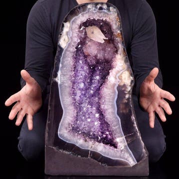 Vivid Amethyst - 33x20x14 cm - Geode- 8 kg, Verzamelen