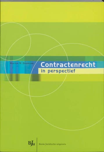 Contractenrecht in perspectief 9789054543695, Verzenden, Zo goed als nieuw
