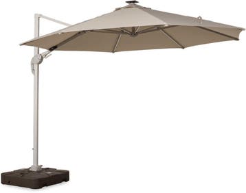 Lanterfant Hangparasol Duuk Ø330 cm - Ecru, Tuin en Terras, Parasols, Ophalen of Verzenden, Nieuw